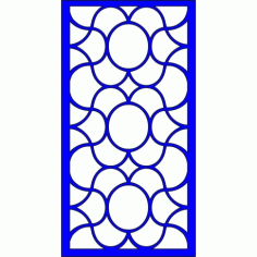 Cnc Panel Laser Cut Pattern File cn-l478 Free CDR Vectors Art