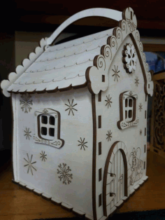 Candy Box Mouse House For Laser Cut Free PDF File