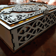 Carved Box Layout For Laser Cut Free PDF File
