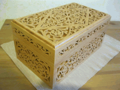 Decorative Wooden Box 6mm For Laser Cut Free PDF File