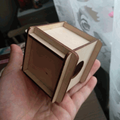 Laser Cut Plywood Rabbit Box Free DXF File