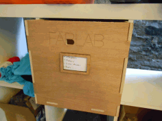 Wooden Storage Box 10mm Free DXF File