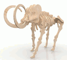 Mammoth 3d Puzzle Cnc Router Free DXF File