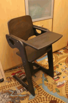 Stulchik Dlya Kormlenia  Wooden Chair Free CDR Vectors Art