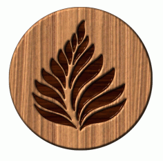 Laser Cut Tropical Leaves Wood Wall Decor Leaf Free CDR Vectors Art