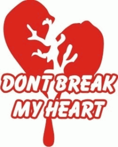 Broken heart Free CDR Vectors Art