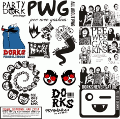 Pee Wee Gaskins Band Free CDR Vectors Art