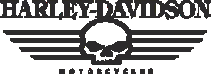 Harley Davidson Skull Logo Free CDR Vectors Art