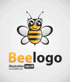 Bee Logo Free Clip Art Free CDR Vectors Art