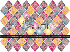 My Patchwork Pattern Free CDR Vectors Art