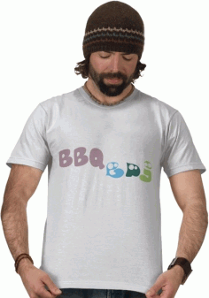 BBQ Funny T Shirt Free CDR Vectors Art
