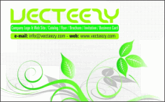 Green Business Card Template Free CDR Vectors Art