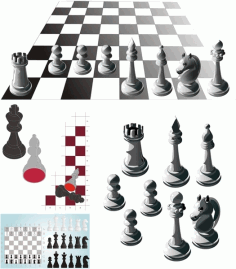 Game Chess Free CDR Vectors Art