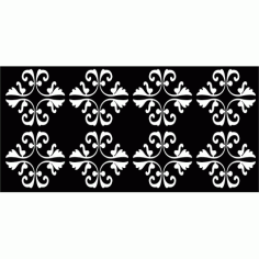 Cnc Panel Laser Cut Pattern File cn-l140 Free CDR Vectors Art