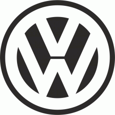 Volkswagen Logo simple Free CDR Vectors Art