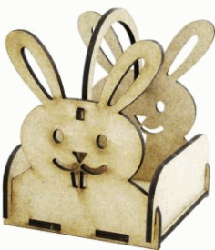 Box Hare File Download For Laser Cut Free CDR Vectors Art